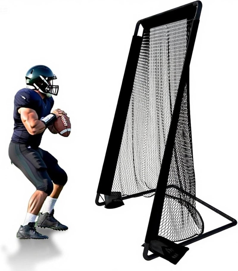Sharellon Football Kicking Cage Net - Portable 81x41IN Football Goal Training Aids for Backyard Indoor Outdoor-Youth & Adults - Image 1